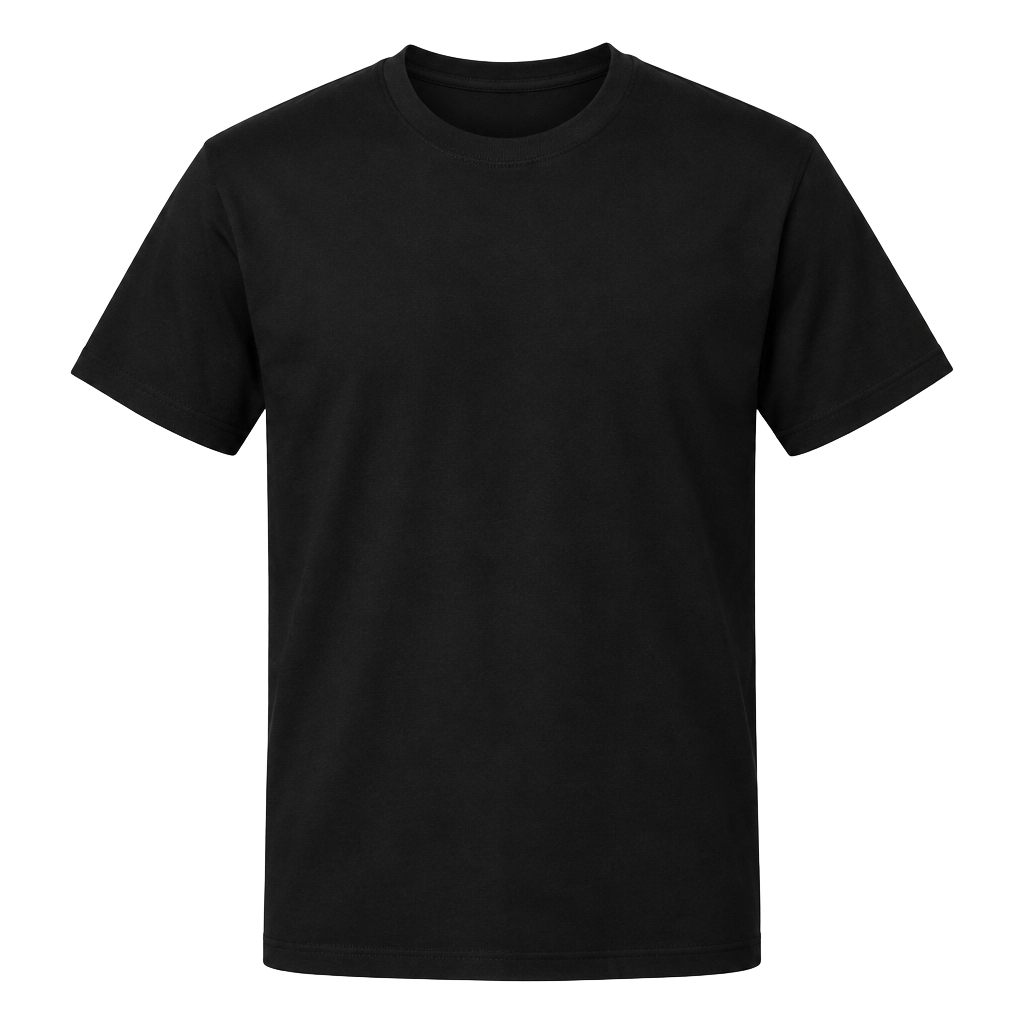 Heavy Things design on a black shirt